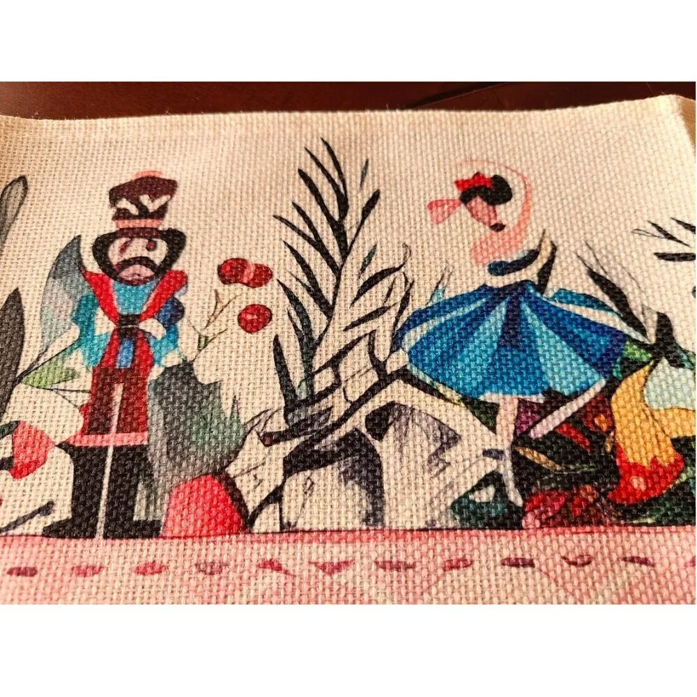 Nutcracker Table Runner Halloween Decor Decorative Cloth Holiday Decoration 72